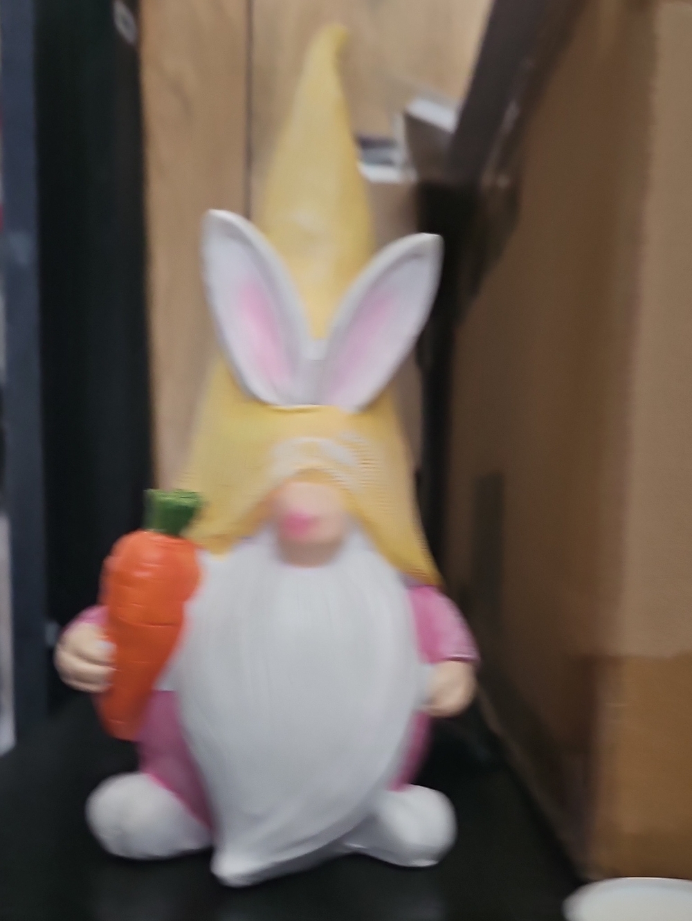Easter Bunny Gnome Figurine - Pink, Yellow, White